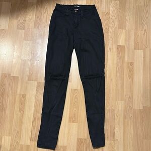 Fashion Nova Black High Waisted Jeans